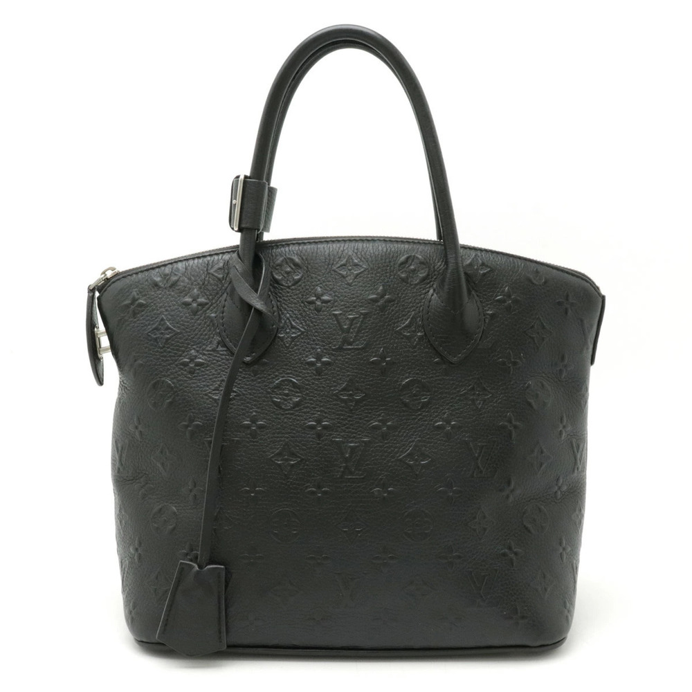 LOUIS VUITTON Lockit Revelation Handbag Tote Bag Leather Noir Black